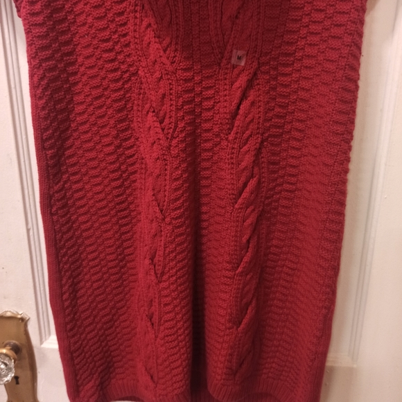 Express Sweater Dress Short Sleeve Cowl Neck Cable Knit Size medium - Picture 6 of 16